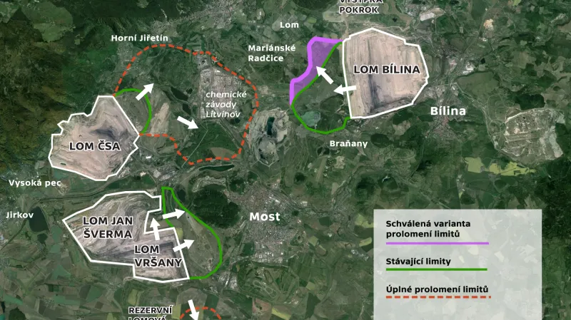 Schválená varianta prolomení limitů