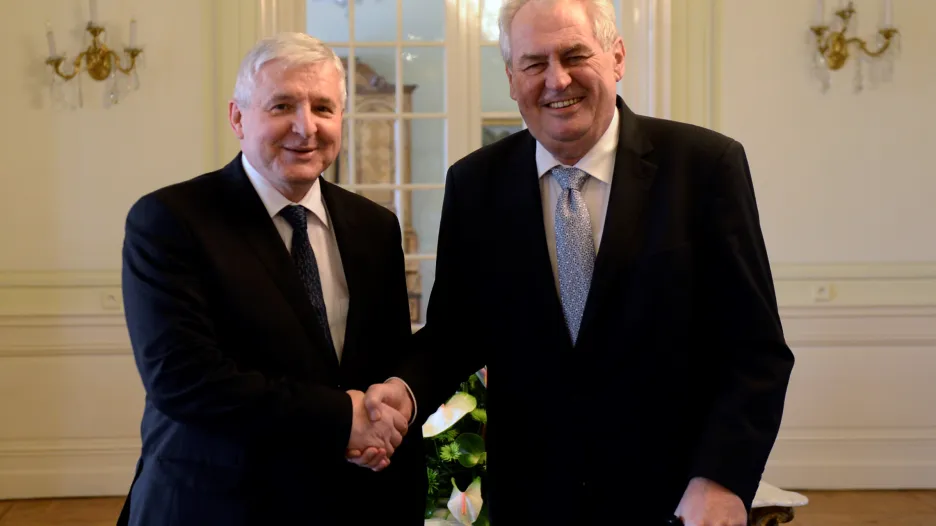 Novoroční oběd premiéra s prezidentem