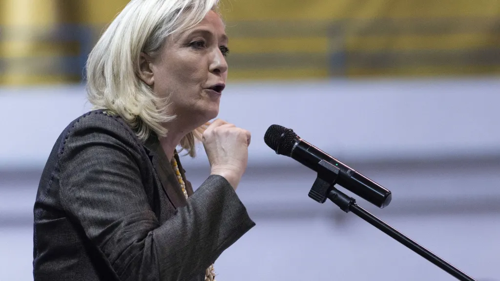 Šéfka francouzské Národní fronty (NF) Marine Le Penová