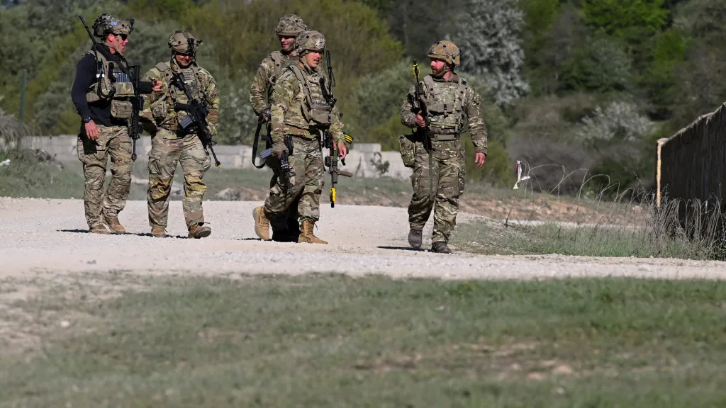 Vojáci během cvičení americké armády v Německu (30. dubna 2026)