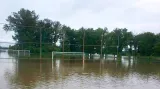 Fotbalové hřiště v Lužci nad Vltavou