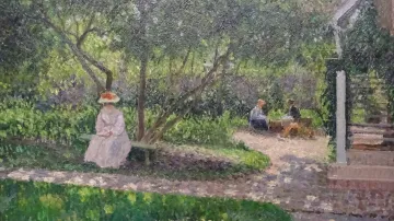 Camille Pissarro / Zahradní koutek v Éragny (Malířův domov), 1897