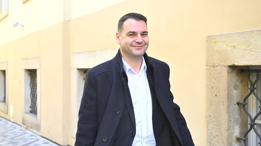 Předseda Motoristů a kandidát na ministra zahraničí Petr Macinka