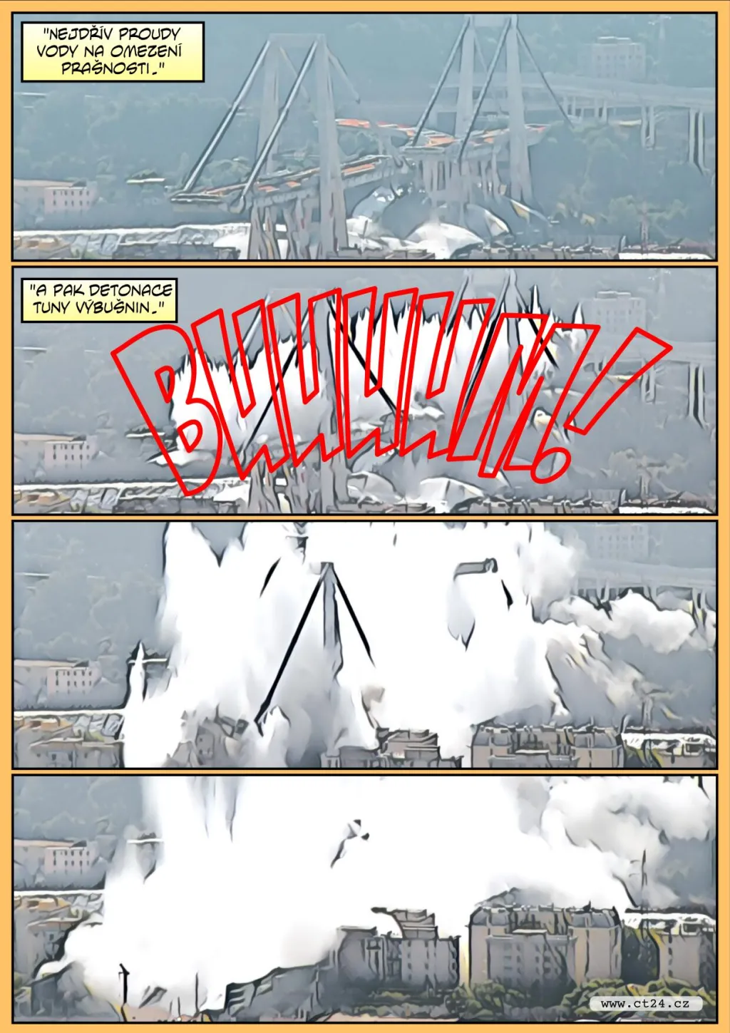 Komiks: Demolice janovského mostu