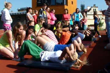 Sportovní den na ZŠ v Žatci