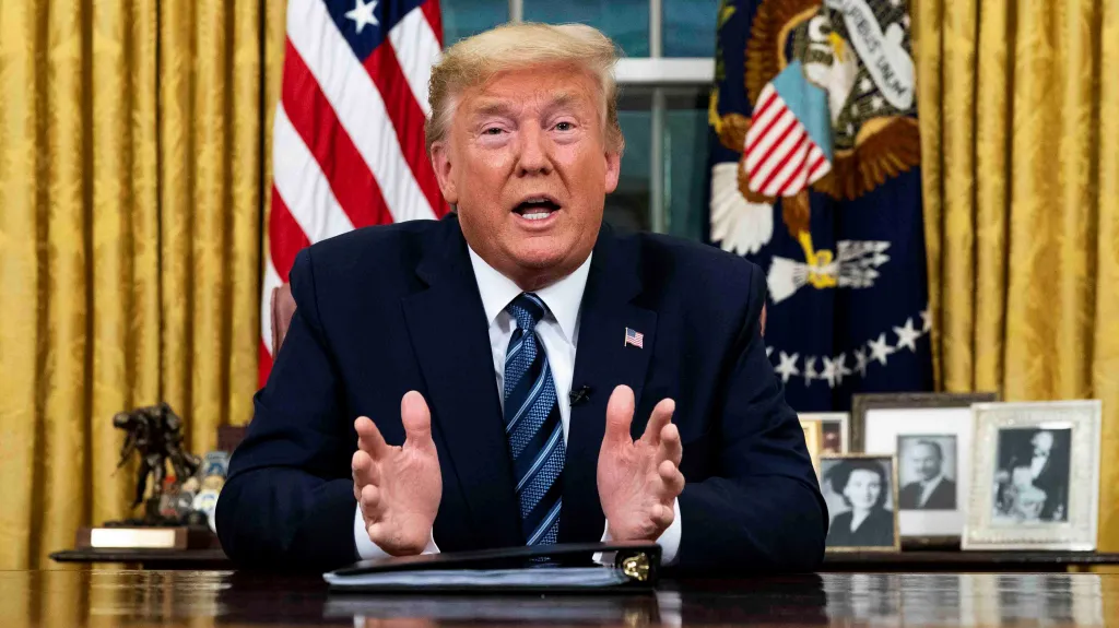 Donald Trump oznamuje zákaz letů ze schengenského prostoru
