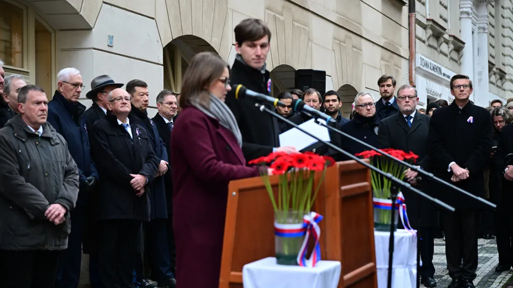 Pietní shromáždění k připomenutí Dne boje za svobodu a demokracii a Mezinárodního dne studentstva