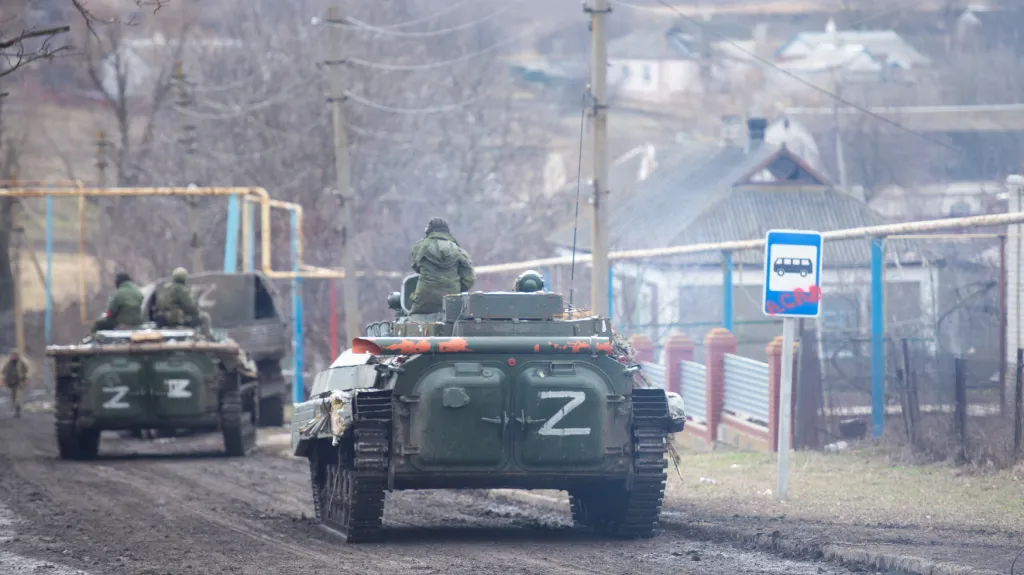 Ruské jednotky na Ukrajině