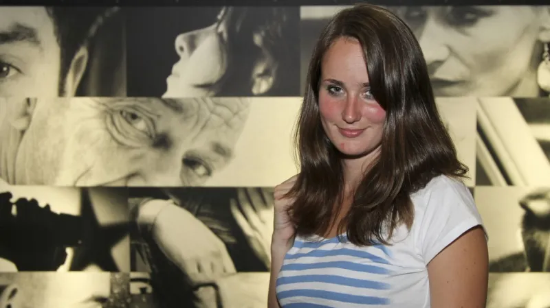 Olga Špátová při prezentaci Docu Talents na 47. MFF Karlovy Vary