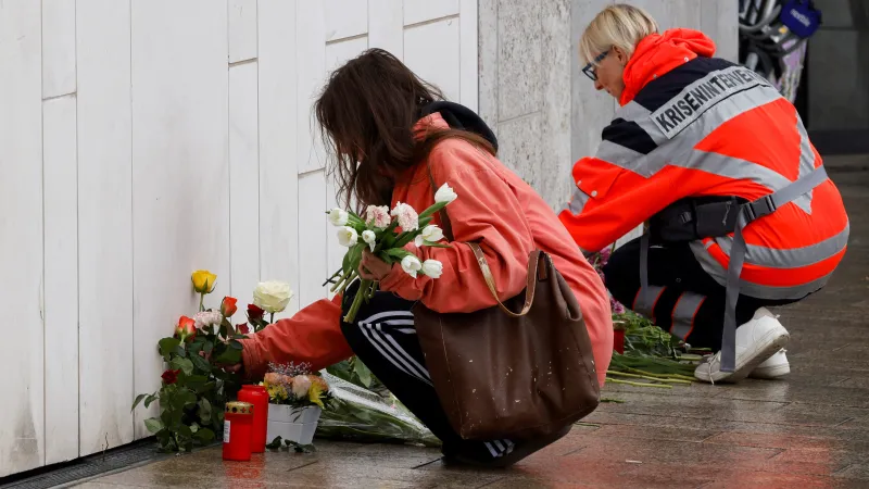 Pieta za oběti útoku v Lipsku, 5. května 2026