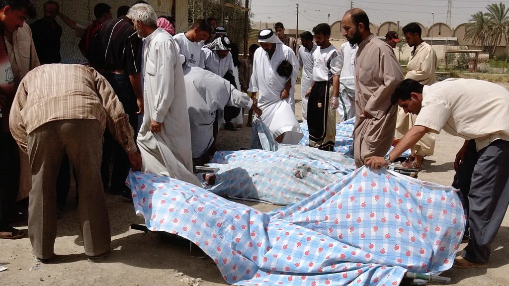 Oběti násilí v Iráku