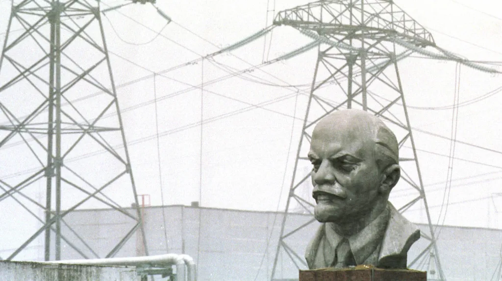 Busta V. I. Lenina u jaderné elektrárny Černobyl