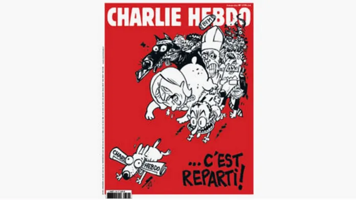 Obálka nového čísla Charlie Hebdo