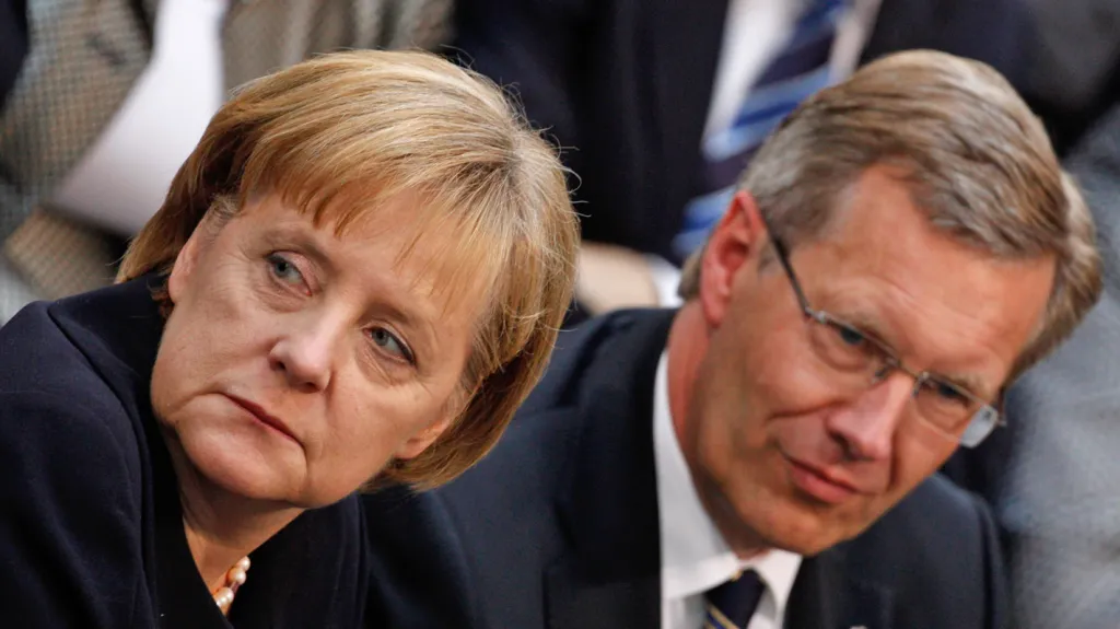 Angela Merkelová a Christian Wulff
