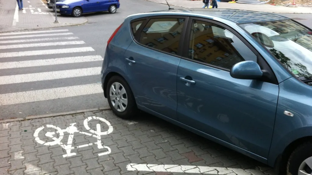 Ukázka parkování ze stránek Macho Parking