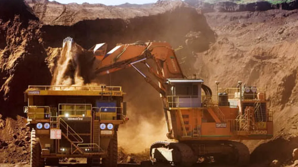 Těžba prováděná společností Rio Tinto