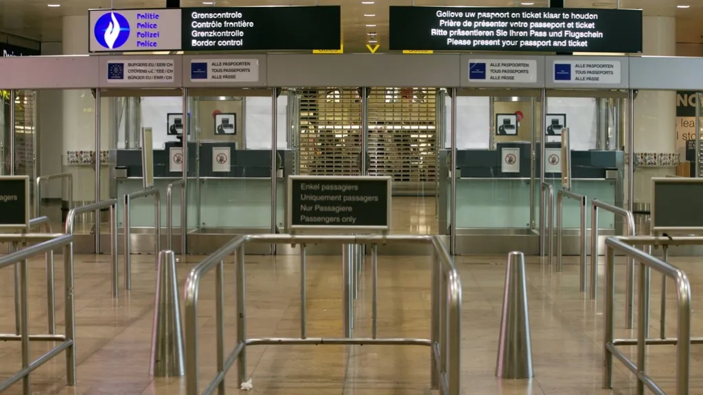 Belgické letiště Zaventem zeje prázdnotou
