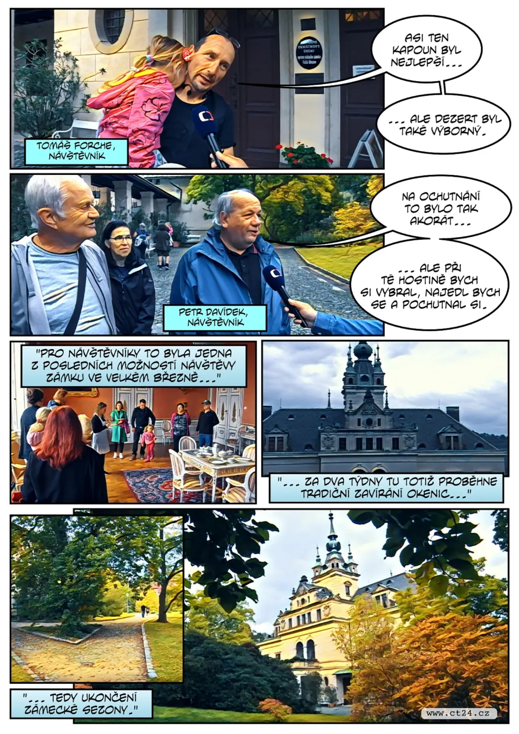 Zámek nabízí gurmánské zážitky