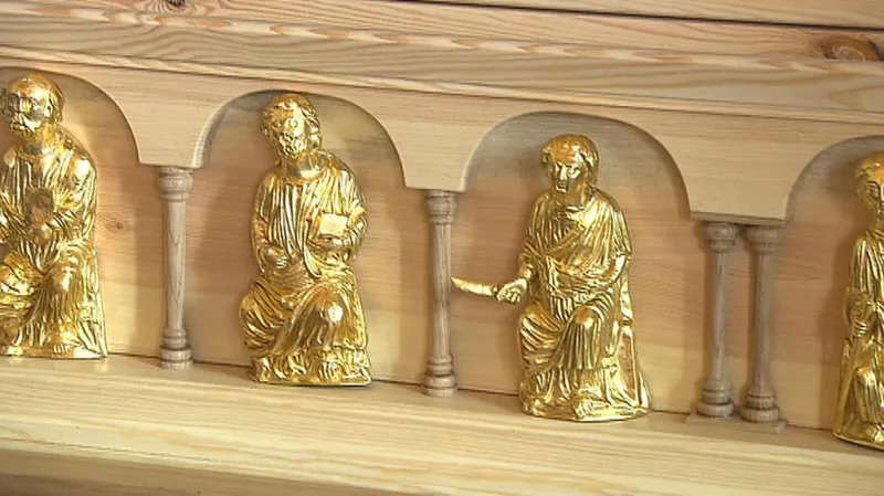 Haptický model relikviáře sv. Maura