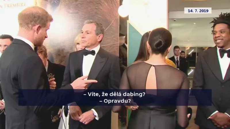 Harry své manželce domlouvá práci s šéfem společnosti Disney