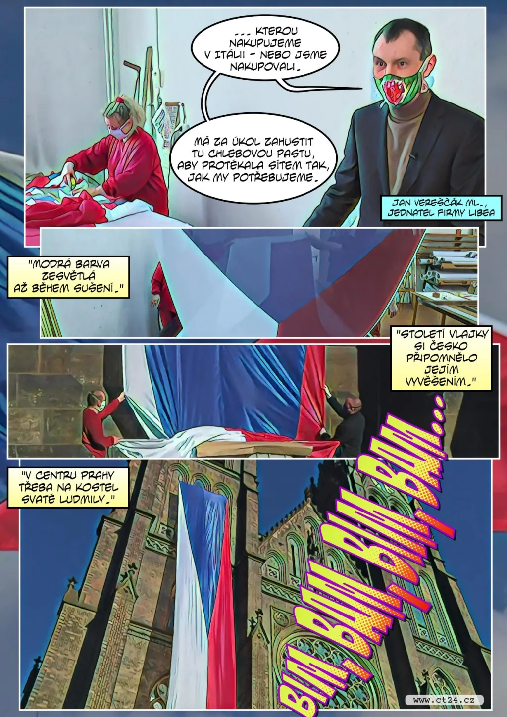 Státní vlajka slaví sto let