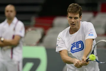 Berdych už v Bělehradě trénuje, hala by mu měla sedět