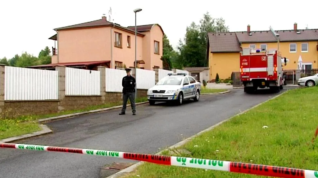 Policie u domku