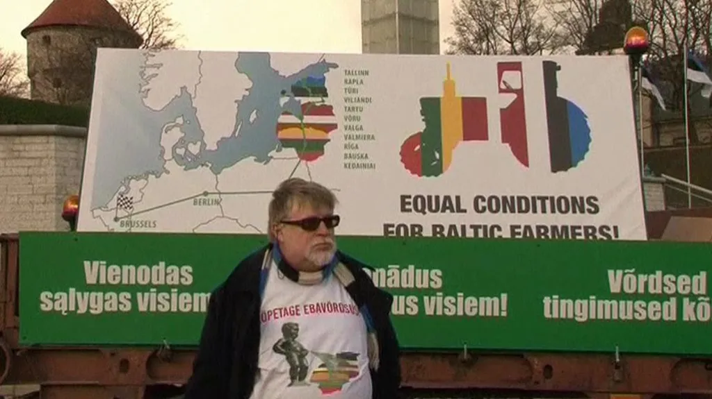 Estonský protest proti dotační politice EU