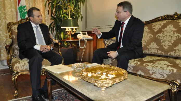 Zaorálek se setkal se šéfem libanonské diplomacie v listopadu 2014