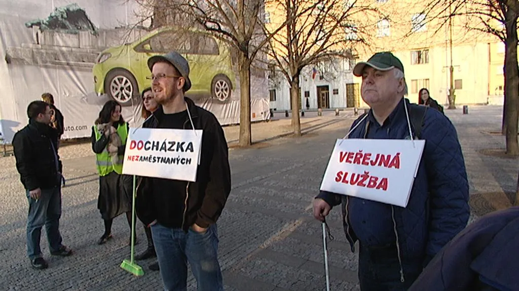 Happening na Palackého náměstí