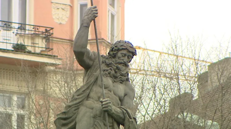 Socha Neptuna na Smíchově