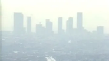 Smog nad americkým městem