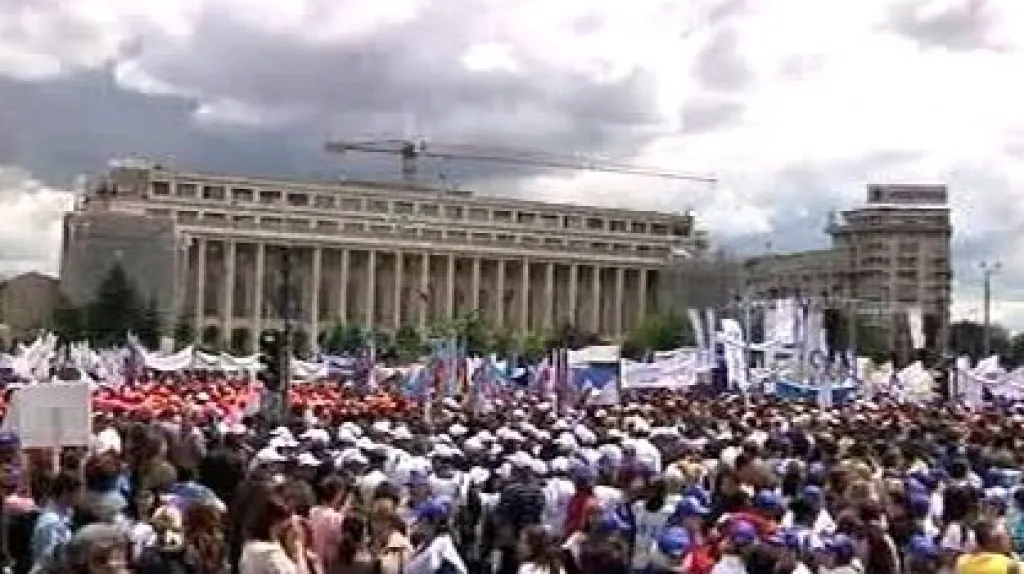 Protesty v Rumunsku