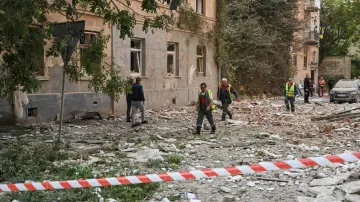 Následky ruského útoku na Lvov