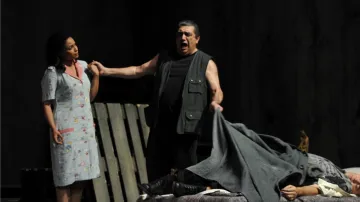Morenike Fadayomi, Anooshah Golesorkhi a Gustavo Porta (Il tabarro - Plášť)
