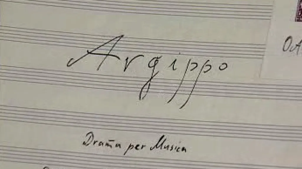 Partitura Argippo