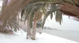Francouzské středomořské pobřeží pokryl sníh