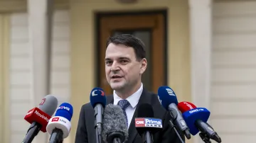 Kandidát Motoristů na post ministra zahraničních věcí Petr Macinka