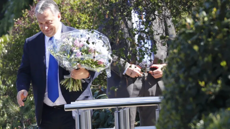 Viktor Orbán přijel navštívit Helmuta Kohla