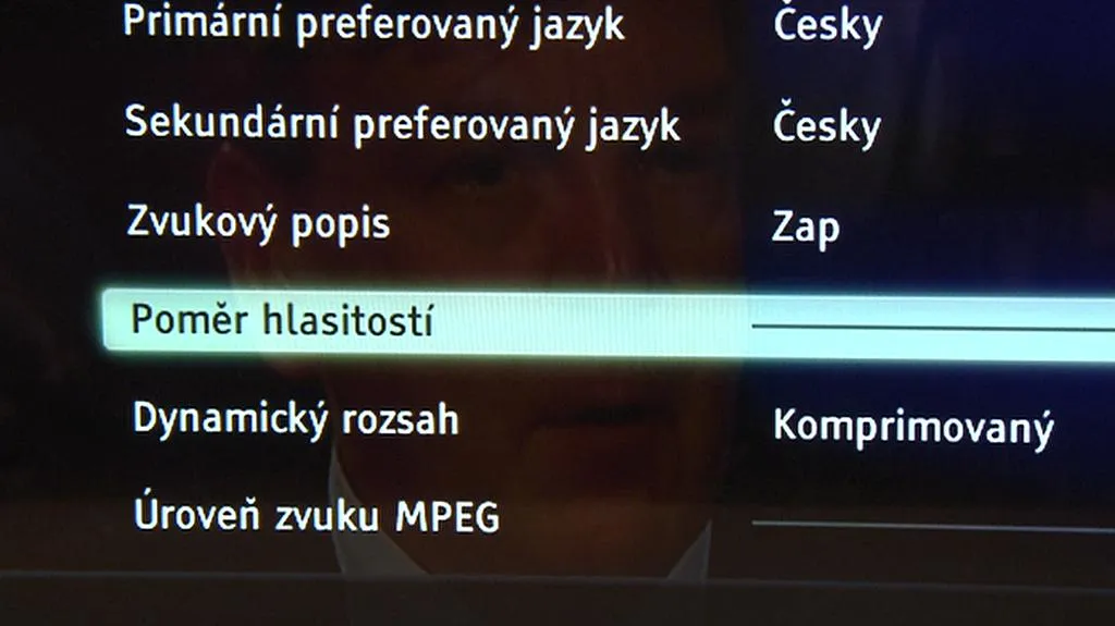 Nastavení zvukového popisu