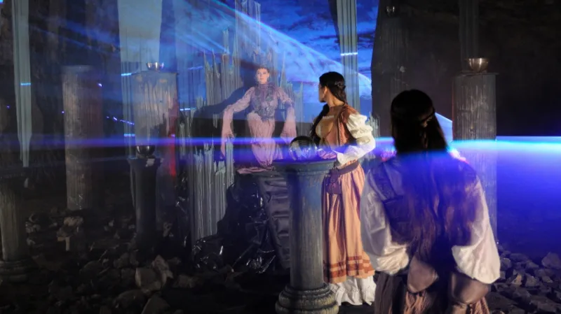 Říše čarodějnic v pohádce Sněžný drak