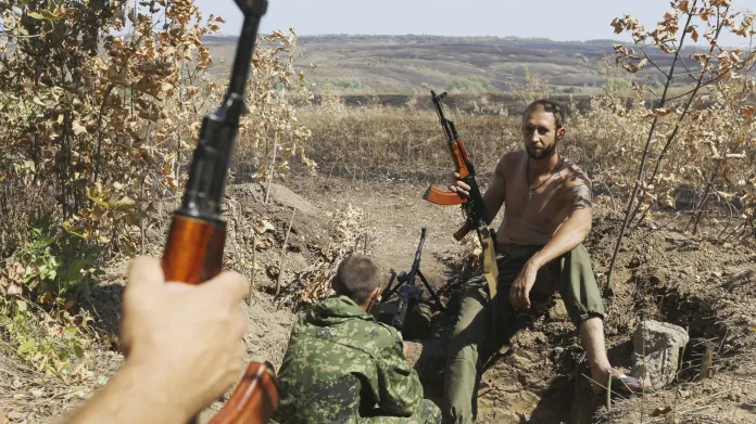 Proruští povstalci na východě Ukrajiny