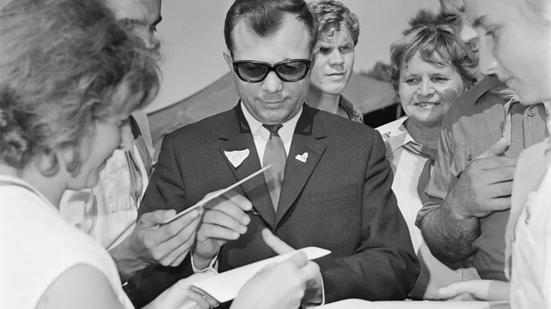 Gagarin miláčkem davů