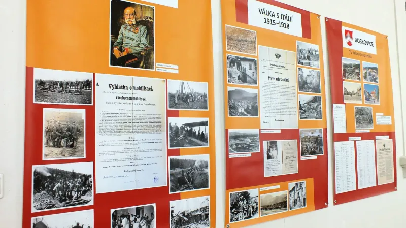 Výstava Italští uprchlíci na Blanensku a Boskovicku v letech 1915–1919