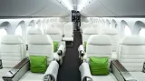Interiér letounu z produkce CSeries