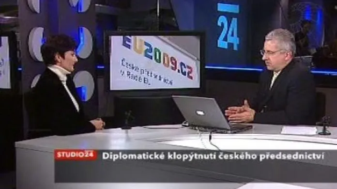 Studio ČT24 s Janou Hybáškovou o diplomatickém faux-pas