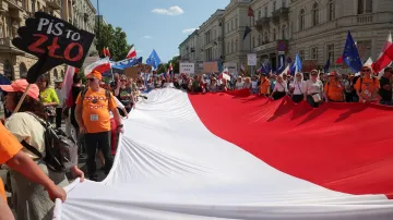 Protesty ve Varšavě