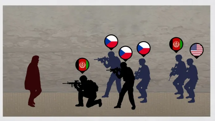 Čeští vojáci šli ve skupině se dvěma Afghánci a jedním američanem