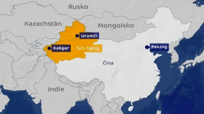 Oblast, kde žijí Ujgurové