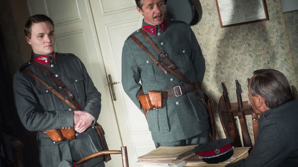 Natáčení seriálu Četníci z Luhačovic